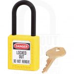 Master Lock 406 Non Conductive Safety Padlock Yellow